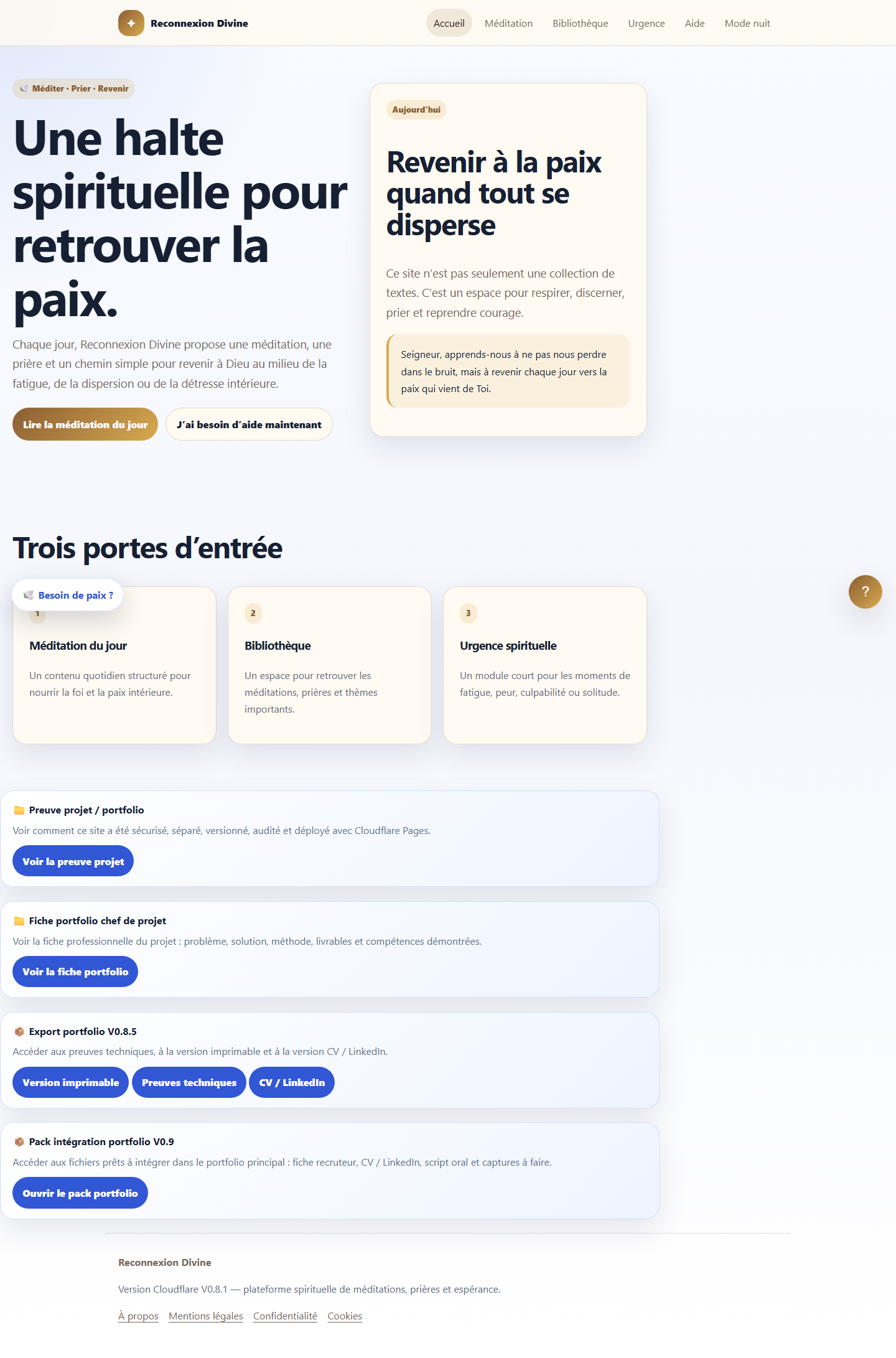 Capture accueil